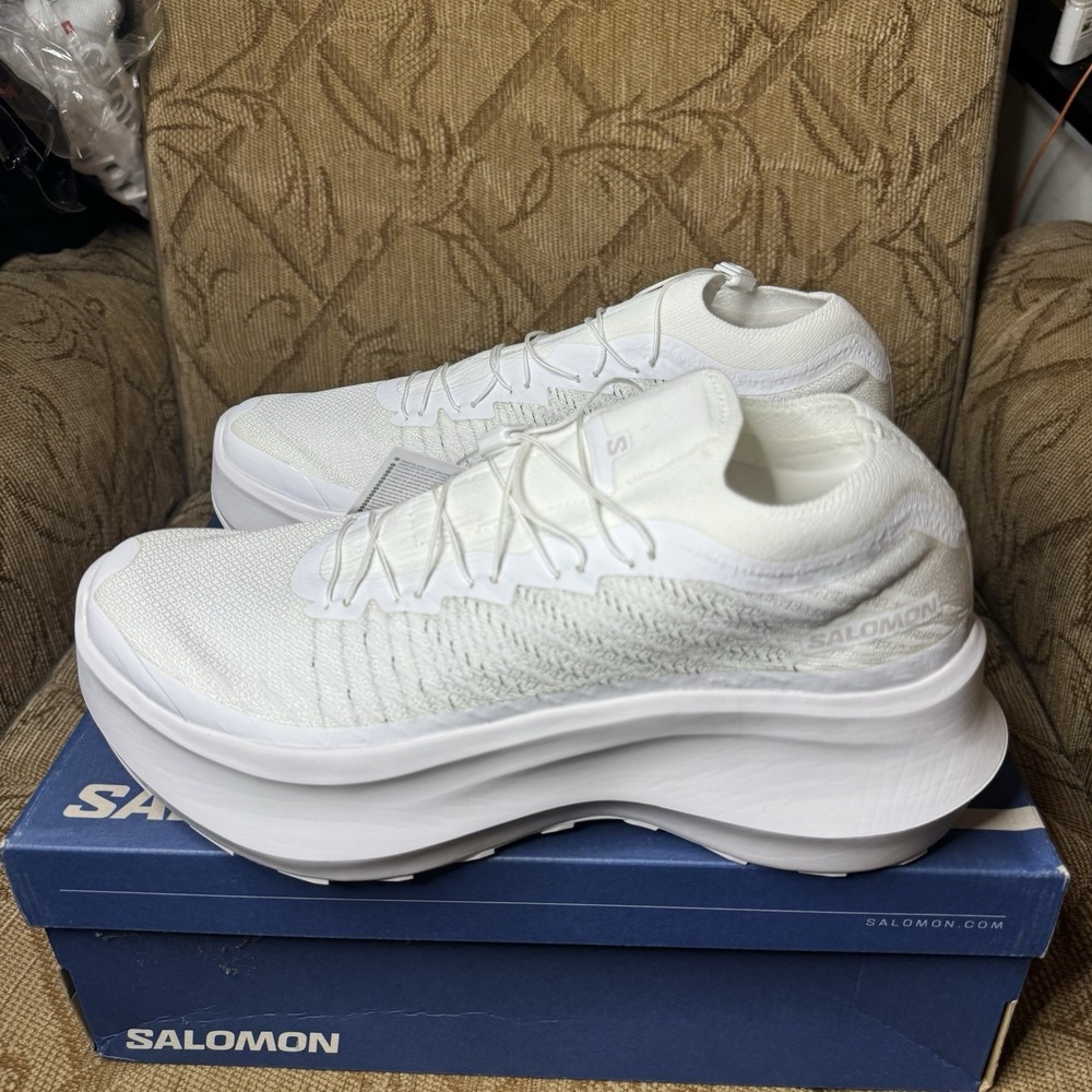 Comme des Garcons x Salomon Pulsar Platform - Size 10 - White -‎ NEW